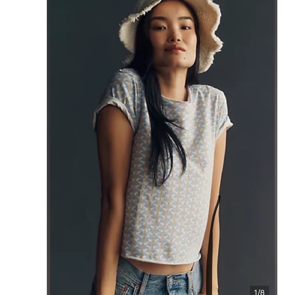 NEW Maeve Bee T Shirt XXS Baby Tee Anthropologie